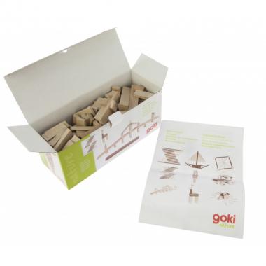 goki Wooden building blocks (natural)