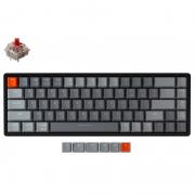 Keychron Клавиатура K6 68 Key Aluminum Frame Hot-Swap RGB Red