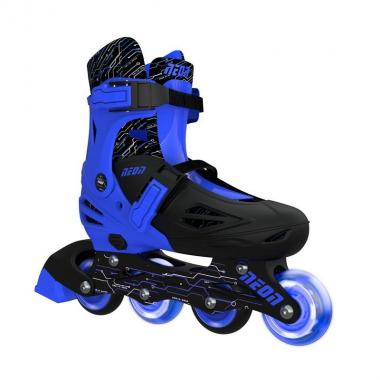 NEON Ролики Inline Skates[Синій (Розмір 30-33)]