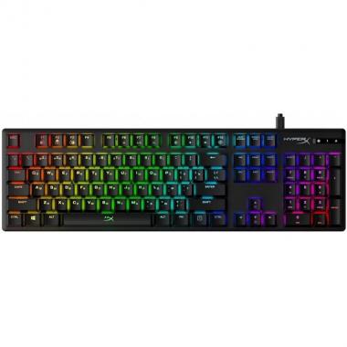 HyperX Клавиатура игровая Alloy Origins Blue USB RGB RU, Black