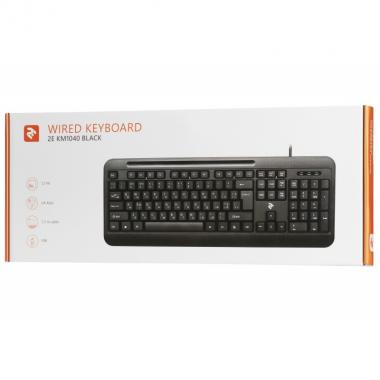 2E Клавіатура KM1040 USB Black