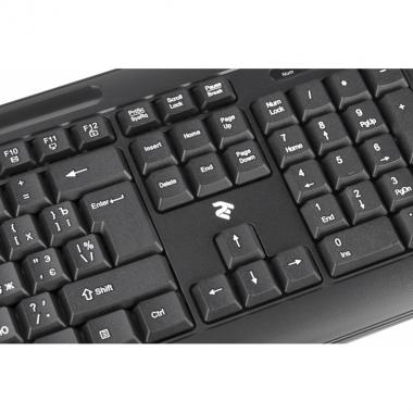 2E Клавіатура KM1040 USB Black