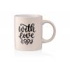 ARDESTO Mug With love, 330 ml, beige, ceramics