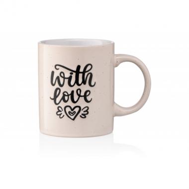 ARDESTO Mug With love, 330 ml, beige, ceramics