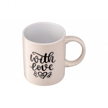ARDESTO Mug With love, 330 ml, beige, ceramics