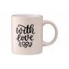 ARDESTO Mug With love, 330 ml, beige, ceramics