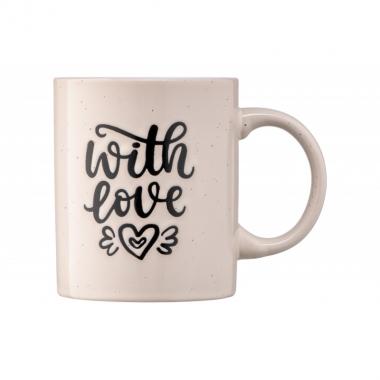ARDESTO Mug With love, 330 ml, beige, ceramics