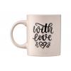 ARDESTO Mug With love, 330 ml, beige, ceramics