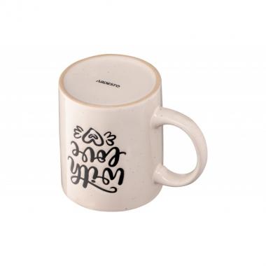 ARDESTO Mug With love, 330 ml, beige, ceramics