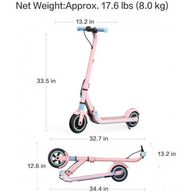 Segway Электросамокат Ninebot by Segway E8 Pink