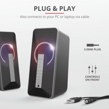 Trust 2.0 Arva Illuminated Bluetooth BLACK