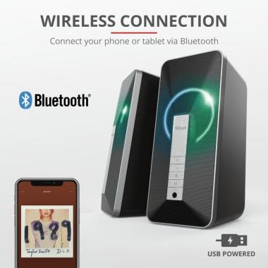 Trust 2.0 Arva Illuminated Bluetooth BLACK