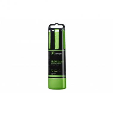 2E Набір для очищення 150ml Liquid for LED/LCD + серветка, Green