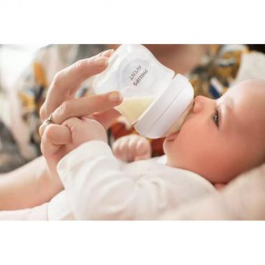Philips Соска Avent силиконовая Natural Природный Поток, 6м+., 2 шт, для густой еды