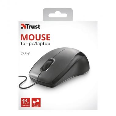 Trust Mouse Carve USB Black