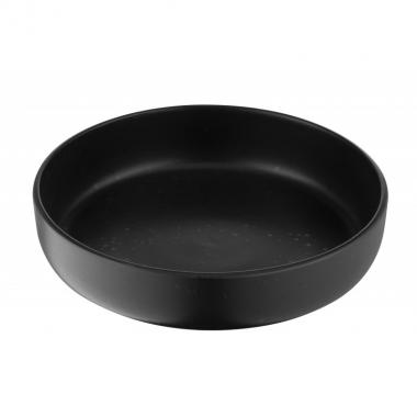 ARDESTO Soup plate Trento, 21,5 cm, black, ceramics