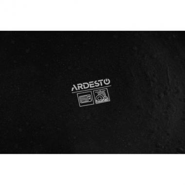 ARDESTO Soup plate Trento, 21,5 cm, black, ceramics