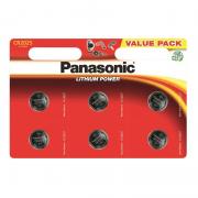 Panasonic Battery Lithium CR2025 blister, 6 pcs.