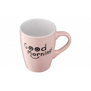 ARDESTO Mug Good Morning, 330 ml, pink, ceramics