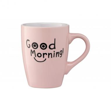ARDESTO Mug Good Morning, 330 ml, pink, ceramics