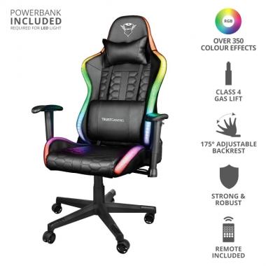 Trust Игровое кресло GXT 716 Rizza RGB BLACK