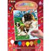 Sequin Art Craft kit PAINTING BY NUMBERS JUNIOR St Bernards