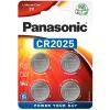 Panasonic Батарейка литиевая CR2025 блистер, 4 шт.
