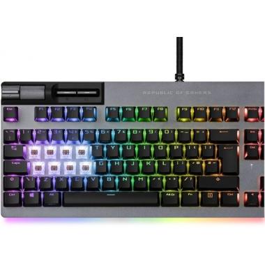 ASUS Клавіатура ROG Strix Flare II Animate RGB 113key NX Red USB RU Black