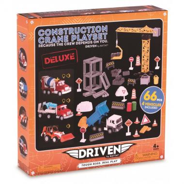 DRIVEN Игровой набор Строительный кран (66 эл.)