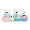 Li`l Woodzeez POLAR BEAR FAMILY