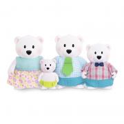 Li`l Woodzeez POLAR BEAR FAMILY