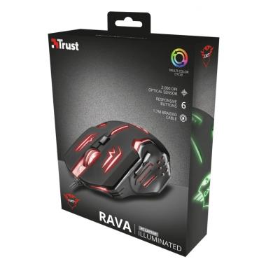 Trust Миша GXT108 RAVA USB Black