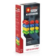 LIGHT STAX Цеглинки 4х2 2х2 2х1 з LED підсвічуванням 12штук 4 кольори LS-S12006