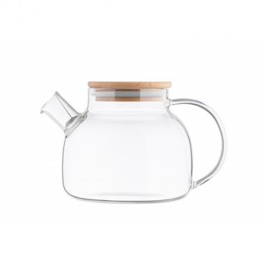 ARDESTO 1000 ml teapot , borosilicate glass, bamboo