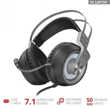 Trust GXT 435 Ironn 7.1 USB METAL