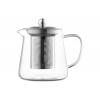 ARDESTO Teapot Gemini Milano, 550 ml, borosilicate glass, stainless steel