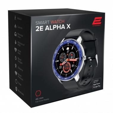 2E Watch Alpha X 46 mm Silver-Blue