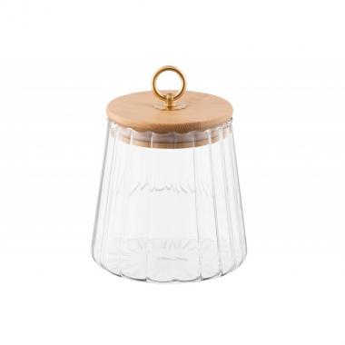 ARDESTO Jar Fresh Vintage 650 ml, glass, bamboo