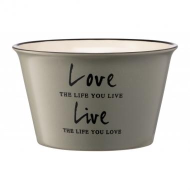 ARDESTO Bowl Way of life, 550 ml, gray, ceramics