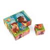 Janod Cube puzzle - Forest animals (9 pcs.)