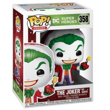 Funko Коллекционная фигурка Funko POP! DC: Holiday: Santa Joker