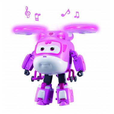 Super Wings Ігрова фігурка-трансформер Supercharge Lights & Sounds Dizzy, Діззі, світло, звук