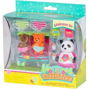 Li`l Woodzeez Play set Babysitting