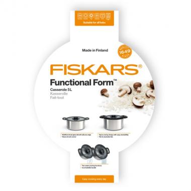 Fiskars FF casserole 5,0L