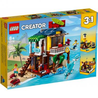 LEGO Конструктор Creator Пляжный домик серферов