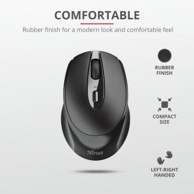 Trust Mouse Zaya Rechargeable WL Black