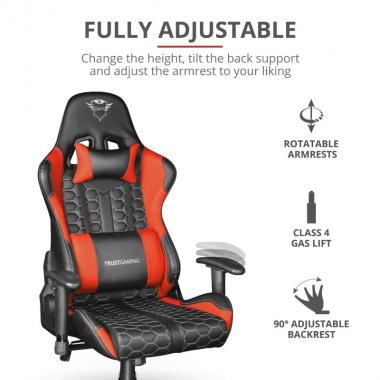 Trust Игровое кресло GXT 708R Restoa Red
