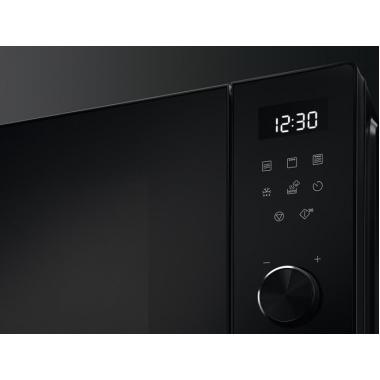 Electrolux Мікрохвильова піч 29л, електрон. керування, 900Вт, гриль, дисплей, інвертор, чорний