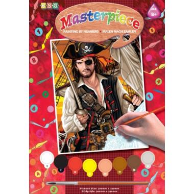 Sequin Art Набір для творчості PAINTING BY NUMBERS JUNIOR Пірат