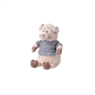 Same Toy Свинка в тельняшке (черный) 18 см